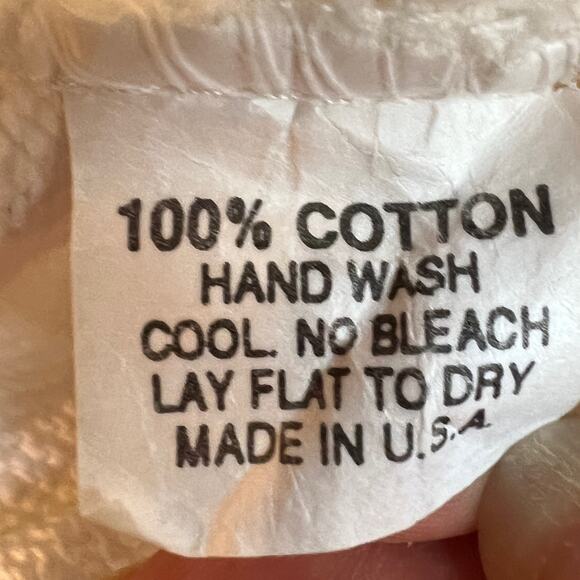 Vtg 80s Something More Sweater Embellished Medium White Gold Star USA Studded - Picture 5 of 11